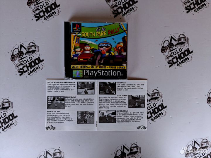 Диск Playstation 1 South Park Rally