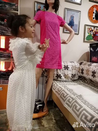 Италия, Нарядное женское платье с люрексом