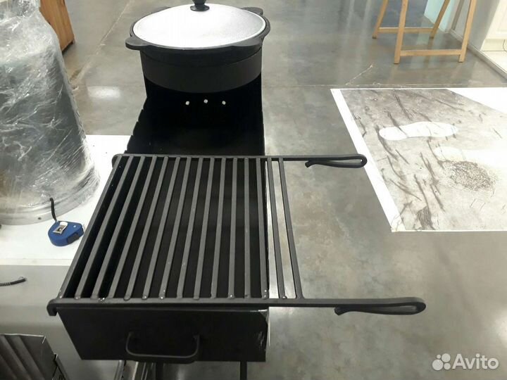 Мангал с печью для Казана 8л,10л,12л