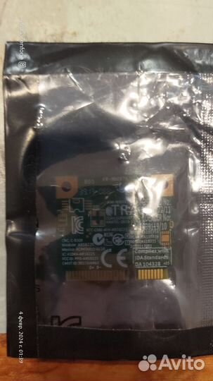 Адаптер WiFi + BT Mini PCI-E