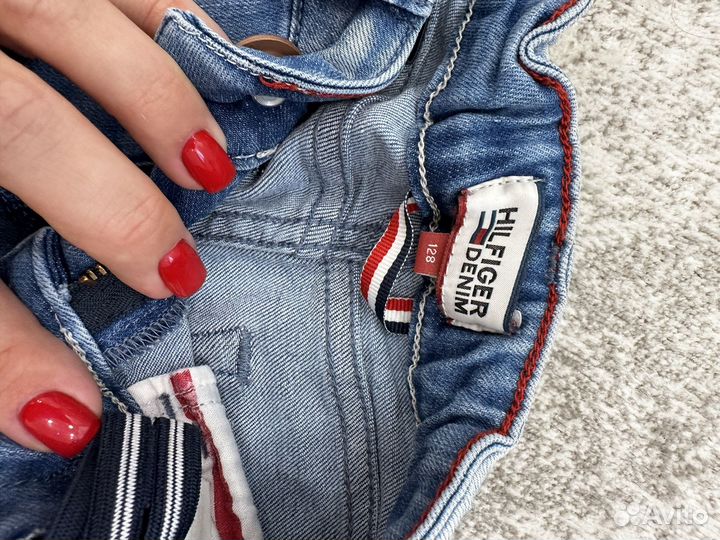 Джинсы для девочки tommy hilfiger 128
