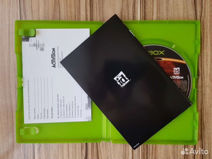 Xbox original / Xbox 360 Doom 3. Лицензия