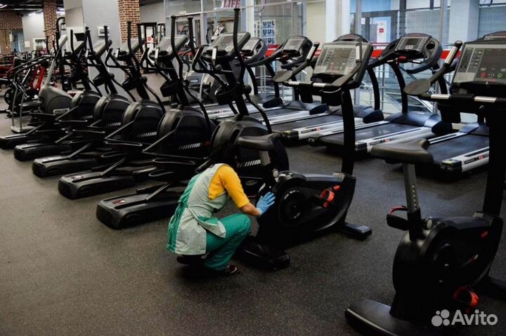 Уборщица в фитнес-клуб (сжм)