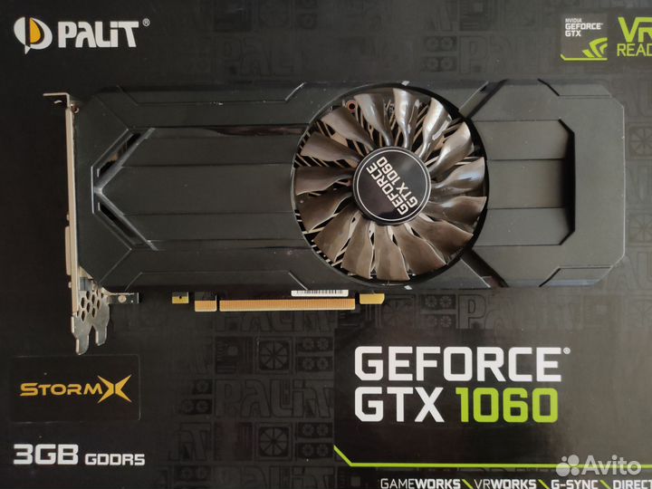 Видеокарта Palit GTX 1060 3Gb