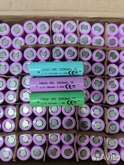 Аккумуляторы 18650 Li-ion 3,7v 1200-2200 mAh 1-5С