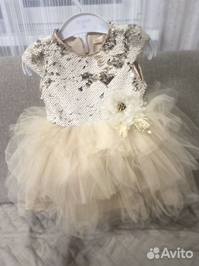 Платье для девочки 74 80