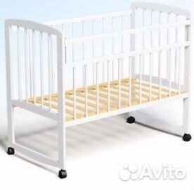 Кроватка зайка 36 белый