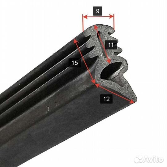 Уплотнитель двери посудомоечной машины Midea