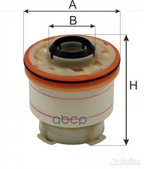 Фильтр топливный mitsubishi, toyota FG174 Goodwill