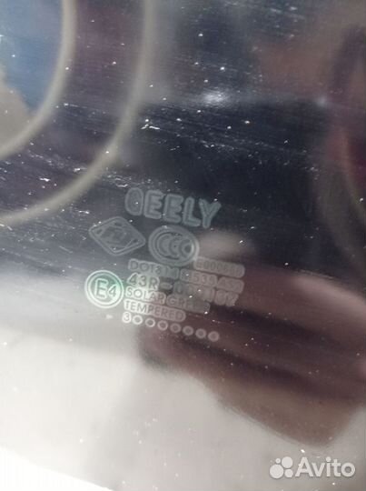 Стекло боковое двери Geely emgrand X7 Прав