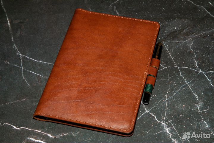 Кожаная обложка для блокнота А5