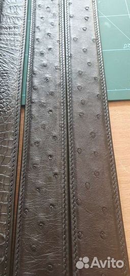 Ременные заготовки из кожи крокодила
