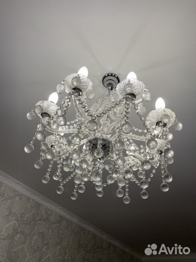 Люстра хрустальная Чехия