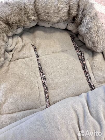 Конверт-кокон зимний в коляску