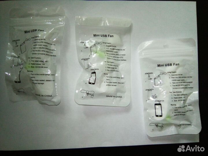Мини вентилятор с usb