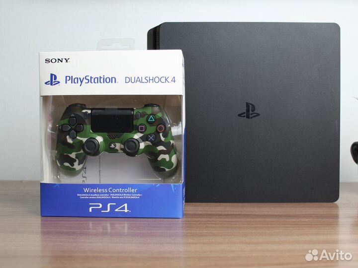 Sony playstation 4 ps4 slim + новый геймпад
