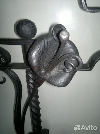 Кованые подсвечники, высота 1м20см