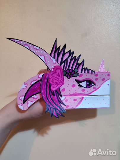 Бумажные драконы на руку