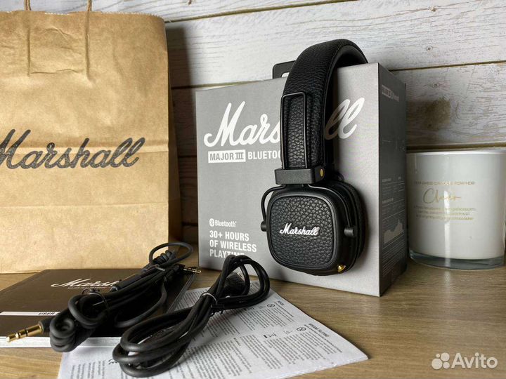 Беспроводные наушники marshall major 3