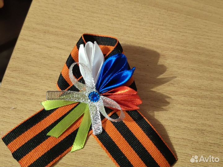 Георгиевская брошь-лента