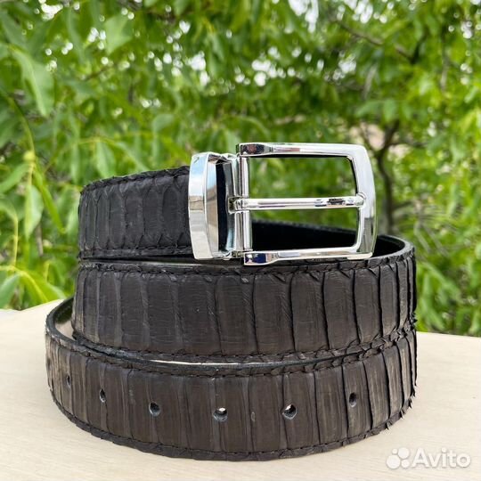 Ремень мужской из кожи Питона