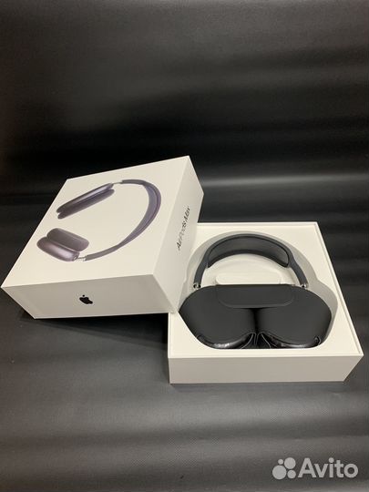 Airpods max Black/Silver (premium качество)