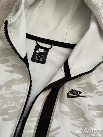 Зип худи nike tech fleece camo