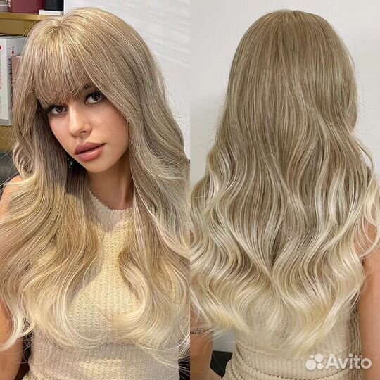 Парик пепельный блонд. Новый