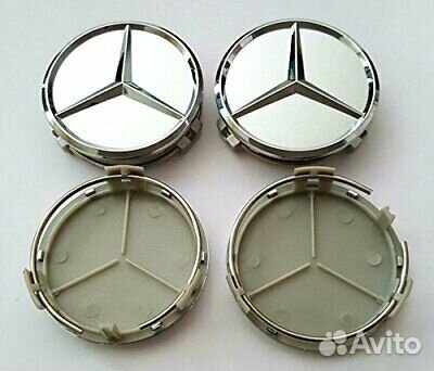 Колпачки/заглушки на диски Mercedes (мерседес)