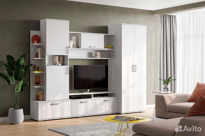 Стенка белая Анис (новая)