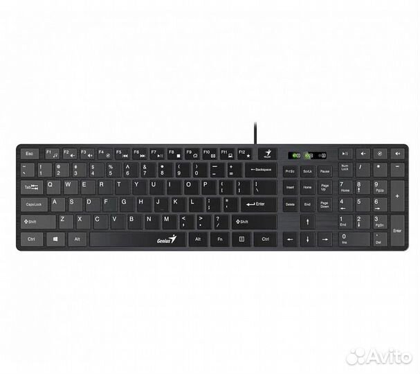 Клавиатура Genius SlimStar 126, черный