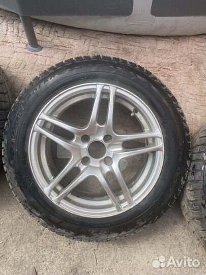 Литые диски r15 4 100 на зимней резине