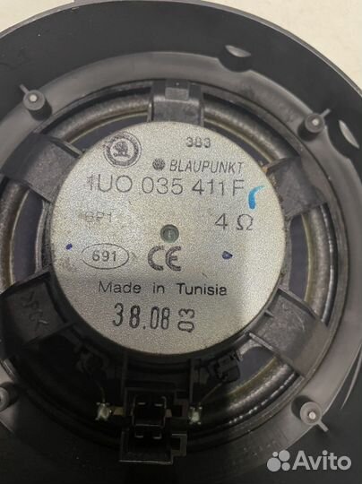 Динамик штатный Skoda Octavia A4 2000-2011