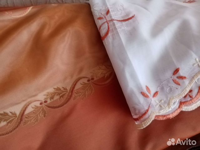 Шторы 2шт (Новые) +Тюль (б/у) см.объявление