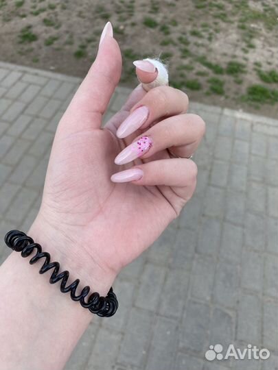 Маникюр на дому наращивание ногтей