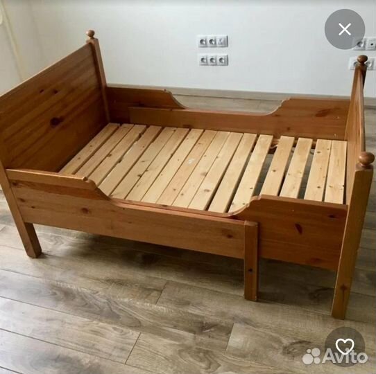 Детская кровать Икея массив дерева