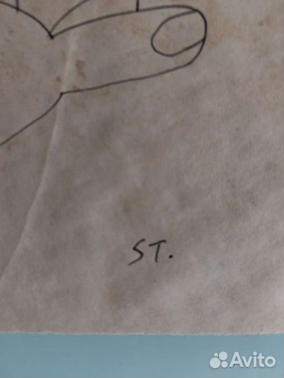 Рисунок, карикатура. Сол Стейнберг(Saul Steinberg)