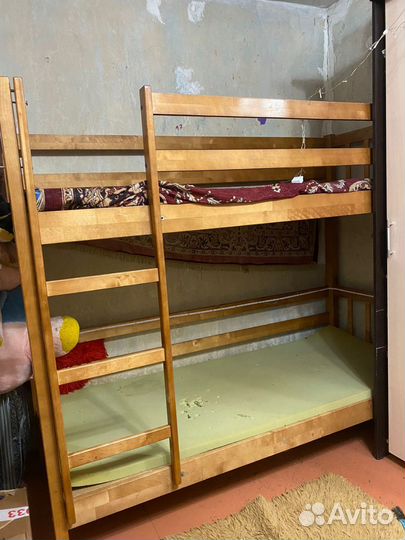 2х ярусная кровать бу 80/190