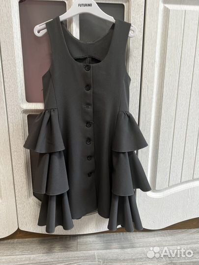 Школьная форма для девочки 128 134 серая