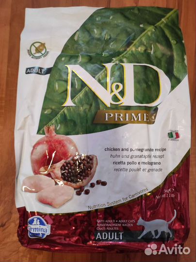 Корм для кошек Farmina N&D Cat 5 и 10кг