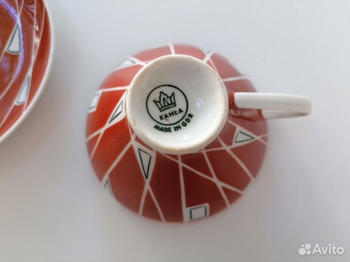 Чайный сервиз Kahla ГДР фарфор