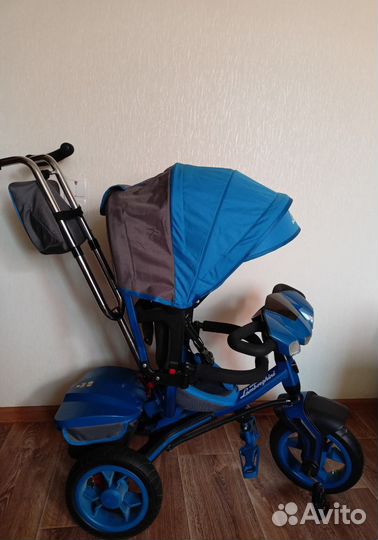 Велосипед коляска с ручкой