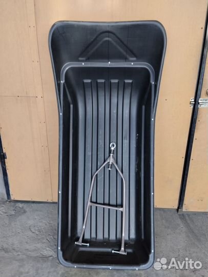 Сани волокуши с отбойником