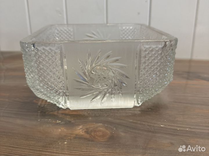 Конфетница /салатник хрусталь СССР