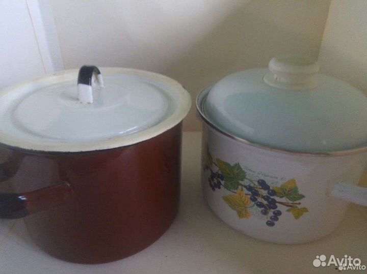 Кастрюля эмалированные