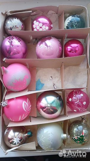 Новогодние ёлочные игрушки СССР