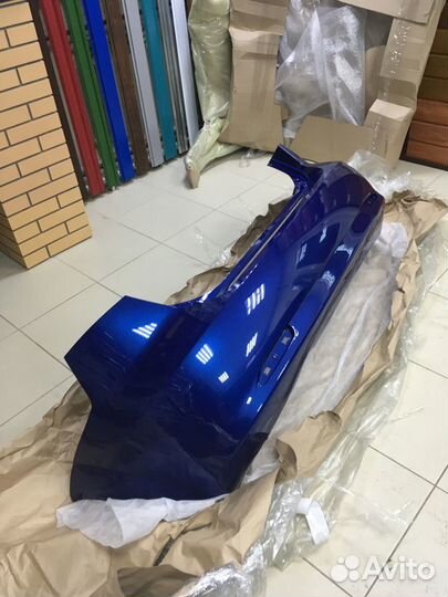 Бампер задний Lacetti хэтчбек цвет 15U Синий