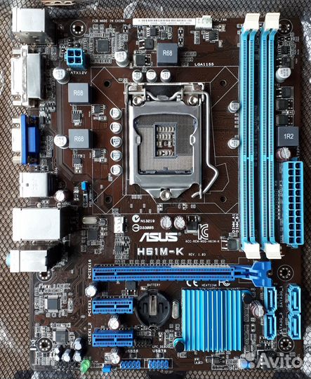 Материнская плата asus H61M-K LGA1155