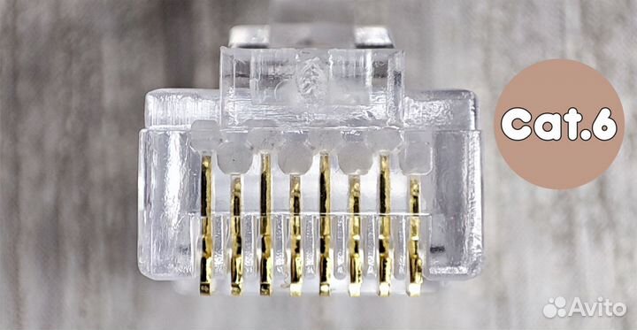 Коннектор rj45, патчкорд, колпачок защитный