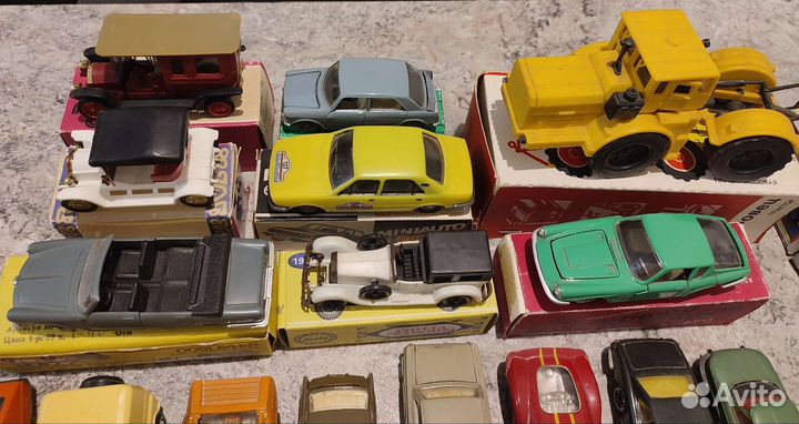 Модели СССР пластик металл и коробки